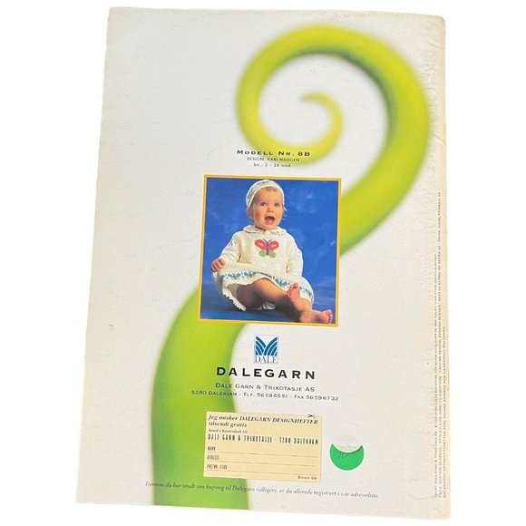 Dale Of Norway Baby Collection Knitting Pattern Book NR 89 Norwegian Toddler - Picture 14 of 14